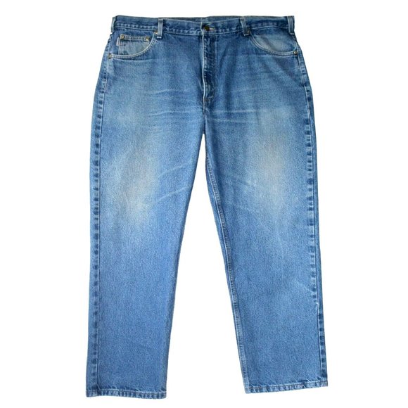 Men's CARHARTT 42x32 Relaxed Fit Work Jeans - Picture 4 of 13